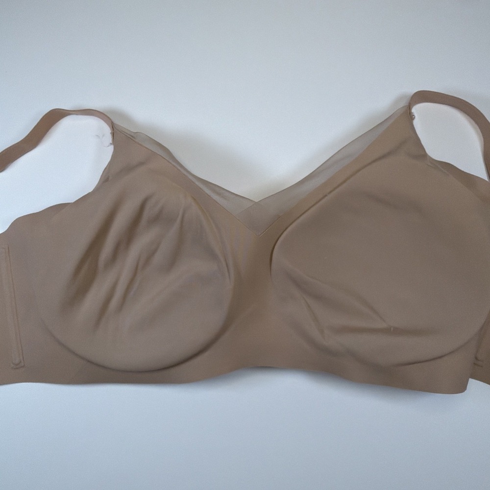 Honeylove Crossover Bra Wireless Large Tan Beige Removable Padding Convertible - Picture 13 of 14